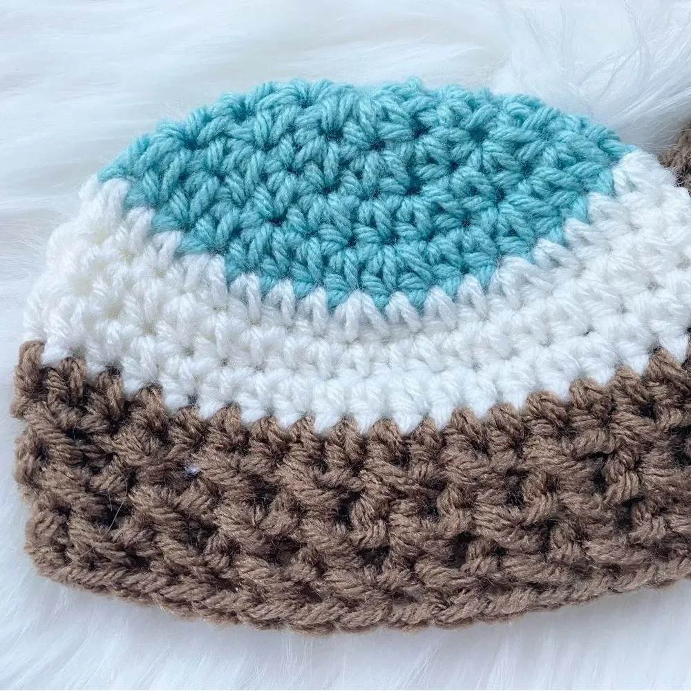 Handmade Crochet Baby Hat Gift Set